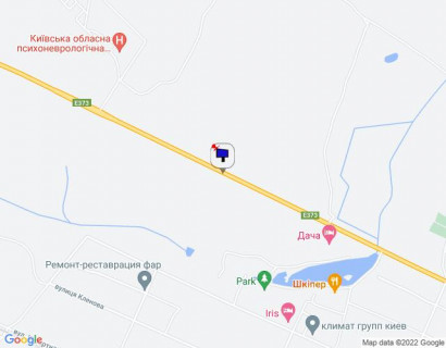 Billboard A in Vorzel, 6х3  смт. Ворзель, траса М-07 "Київ-Ковель", км 33+890 ліво, за 790м до повороту до ресторану "Шкіпер", через 490м після автобусної зупинки, через 560м після повороту на вул. Паркова scheme