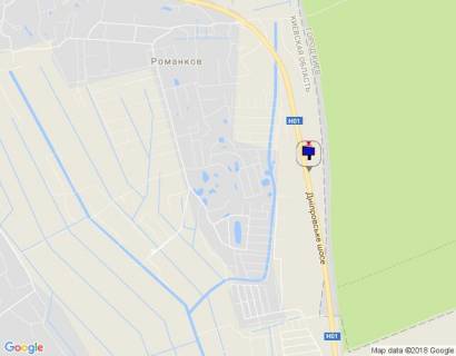 Билборд B в с. Романкове Новообухівська траса, км 30+300 ліво схема