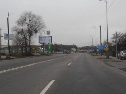 Билборд B в Ирпене м. Ірпінь - смт. Гостомель, км 23+550 ліво, перед Сіті Маркетом, перед АЗК ОККО фото 1
