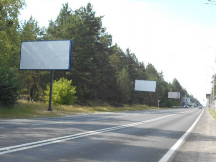 Билборд B в Козине, 6х3  Конча-Заспа, траса Р-01, км 29+340 право, за 500м до повороту на котеджне містечко "РОМАНОВО", за 400м до комплексу "Сезони SPA" та ресторану "Giardino", через 100м після ресторану "ТАНДИР" фото 1