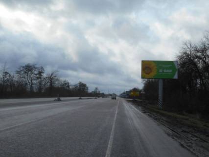 Билборд A в Киеве траса М-05 Київ-Одеса, км 78+050 право, за 840м до КПП ДАІ Біла Церква, за 270м до повороту на с. Терезино фото 1