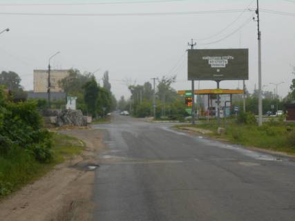 Билборд A в Гостомеле, 6х3  м. Гостомель, вул. Леонтовича- вул. Автошляхова-вул. Остромирська (біля АЗС), виїз в бік Бородянки фото 1