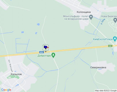 Билборд B на трассах Киевской области, 6х3  Траса М-06 "Київ-Чоп" (Житомир), км 43+500 ліво, через 300м після повороту на Мотижин та автобусної зупинки схема