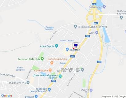 Білборд, Бігборд (Борд)  B у Обухові м. Обухів, вул. Київська, 123, на свтлофорі схема