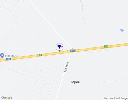 Билборд A в Мрії, 6х3  с. Мрія, траса М-06 "Київ-Чоп" (Житомир), км 28+850 право, через 50м після автобусної зупинки, через 150м після поворту на вул. Мрія, за 850м до АЗС Motto схема