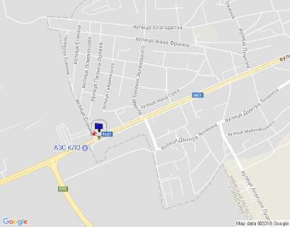 Билборд A в Бровары м. Бровари, вул. Київська, 4, в'їзд у Бровари зі сторони Києва, за перехрестям з вул.Заліська (колишня провулок С.Єсеніна) , 100м за АЗС КЛО схема