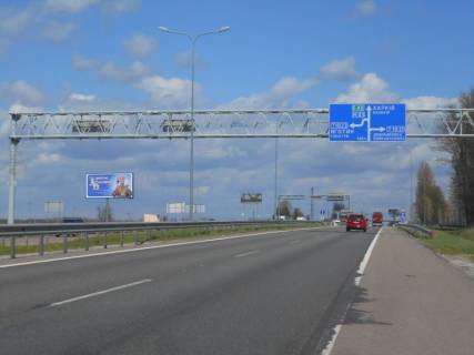 Билборд B на трассах Киевской области, 6х3  м. Яготин, харківська траса, траса М-03 "Київ-Харків", км 103+220 ліво фото 1