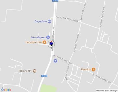 Билборд A в Василькове м. Васильків, вул. Декабристів, навпроти 220 після 2-го в'їзду на ЖК "Столичний" схема