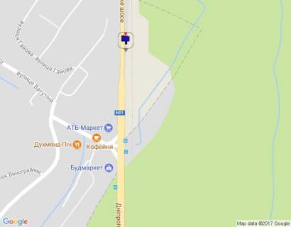Билборд B в Лесниках (Киевской обл) Дніпровське шосе, траса Н-01 "Київ-Знам'янка", км 20+500 ліво, за 50м до повороту на с. Лісники, ресторан "Духм'яна піч" схема