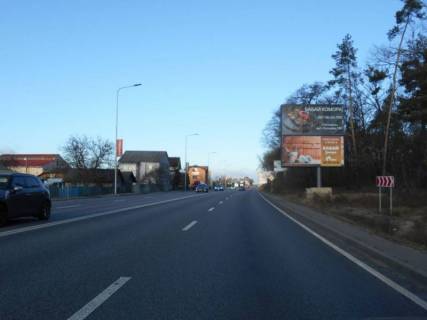 Билборд A в Киеве смт. Гостомель, траса М-07 Київ-Ковель, км 22+050 право, вул. Кулішова, 13, перед поворотом на с. Горенка, верх фото 1