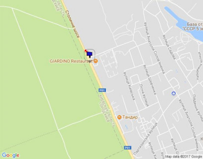 Билборд A в Козине, 6х3  Конча-Заспа, траса Р-01, км 29+050 право, котеджне містечко "РОМАНОВО", комплекс "Сезони SPA", ресторан "Giardino", супермаркет "Wine Time" схема