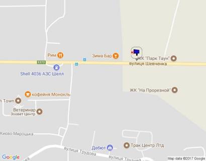 Билборд B в Буче м. Буча, траса М-07, км 25+650 право, вул. Шевченка, перед ЖК "Парк Таун", ЖК "На Прорізній", через 250м після АЗС Shell, АЗС UPG, низ схема