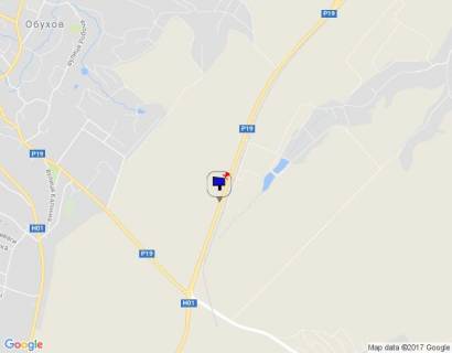 Билборд A в Обухове 48км+250 праворуч (Н-01 Київ-Знамянка); Перед поворотом  с.Красне-вул.Будьонного схема