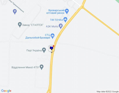Билборд A в Бровары, 6х3  м. Бровари, траса М-01 "Київ-Чернігів-Нові Яриловичі", км 26+850 ліво, об'їзд м. Бровари, за 850м до розв'язки з трасою Р-03 (Північно-Східний об'їзд м. Київ), через 400м після АЗС Motto, через 900м після перехрестя з Москаленка Сергія вул. (кол. Маршала Красовського) та схема
