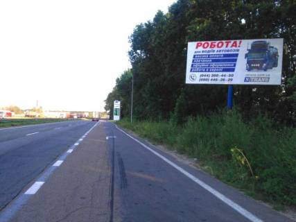 Білборд, Бігборд (Борд)  A у с. Калинівка об'їзд м. Бровари, траса М-01, км 34+800 ліво, с.Калинівка, термінал Raben,  "Флагман СіФуд", "Транс Логістік", перед АЗС "Авантаж" Фото 1