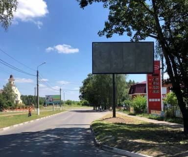 Билборд A в Обухове м. Обухів, вул. Каштанова, 21, лікарня, біля АЗС Каріна, через 200 м після МРЕВ, за 50 м до автобусної зупинки фото 1