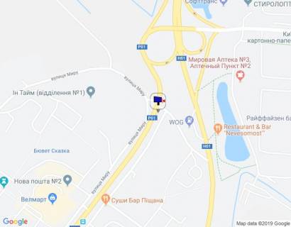 Билборд C в Обухове, 6х3  м. Обухів, вул. Київська, 168-К, виїзд з АТБ на вул. Київська, низ схема