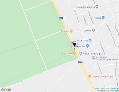 Білборд, Бігборд (Борд)  A у с. Козине Конча-Заспа, траса Р-02, км 29+700 право, навпроти супермаркету "FAVORE", АЗС "БРСМ" схема