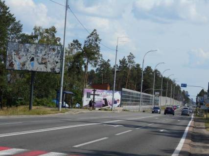 Билборд B в Козине, 6х3  Конча-Заспа, траса Р-01, км 28+920 ліво, котеджне містечко "РОМАНОВО", комплекс "Сезони SPA", ресторан "Giardino", супермаркет "Wine Time" фото 1