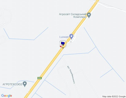 Billboard A in Kalynivka, 6х3  смт. Калинівка, траса М-05 Київ-Одеса, км 34+020 ліво, заїзд на АЗС LUXWEN scheme