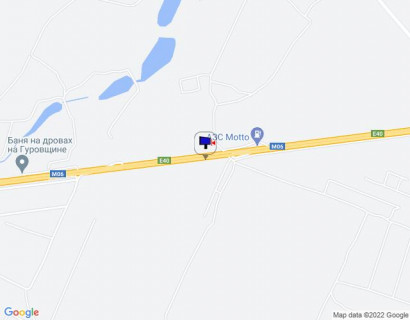 Билборд B в Мрії, 6х3  с. Мрія, траса М-06 "Київ-Чоп" (Житомир), км 30+100 ліво, через 150м після АЗС Motto, через 300м після "Camper group" схема