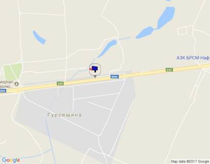 Билборд B в с. Гуровщине с. Гурівщина, траса М-06 Київ-Чоп (Житомир), км 30+750 право, 150м до автобусної зупинки схема
