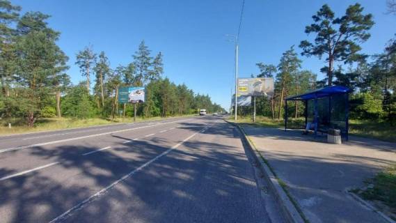 Билборд B в Козине, 6х3  Конча-Заспа, траса Р-01, км 28+950 право, котеджне містечко "РОМАНОВО", комплекс "Сезони SPA", ресторан "Giardino", супермаркет "Wine Time" фото 1
