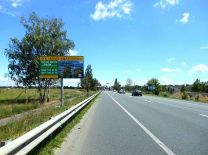 Билборд B в Буче м. Буча, траса М-07, км 31+150 праворуч, 100м перед АЗК Лукойл, ЖК "Форест Ленд" фото 1