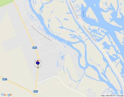 Билборд A в Козине, 6х3  Конча-Заспа, траса Р-01, км 34+600 право, поворот на с. Рудики, с. Плюти схема