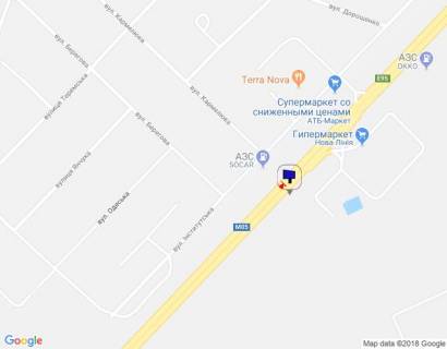 Білборд, Бігборд (Борд)  A у Гатному, 6х3  с. Чабани, траса М-05 Київ-Одеса, км 14+625 ліво, за 560м до Нової Лінії та магазину АТБ, через 320м після заїзду у МегаМаркет Гатне, через 465м після повороту на Гатне, Крюківщину, Вишневе та ЖК "Оптимісто", низ схема