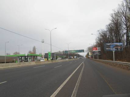 Билборд A в Киеве м. Київ, проспект Академіка Глушкова, траса М-05 Київ-Одеса, км 13+600 ліво, в'їзд в Київ, навпроти АЗС UPG, через 110м після АЗС ОККО, через 270м після Нової Лінії та магазину АТБ фото 1