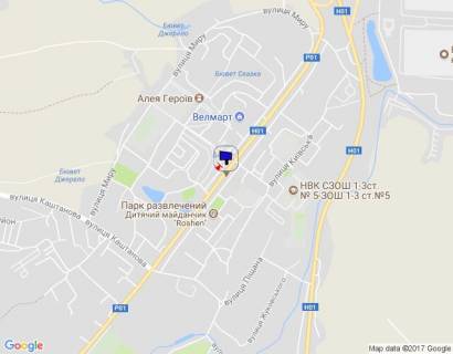 Билборд A в Обухове м. Обухів, вул. Київська,158,  перед  світлофором схема