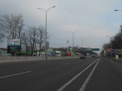 Билборд B в Киеве м. Київ, проспект Академіка Глушкова, траса М-05 Київ-Одеса, км 13+650 право, біля АЗС UPG, через 60м після АЗС ОККО, через 220м після Нової Лінії та магазину АТБ, низ фото 1