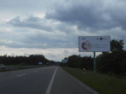 Билборд A на трассах Киевской области, 6х3  Дніпровське шосе, траса Н-01 "Київ-Знам'янка", км 35+600 ліво, через 520м після з/д станції, за 780м до повороту на с. Нові Безрадичі фото 1