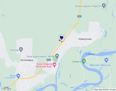 Білборд, Бігборд (Борд)  B у Новосілках, 6х3  с. Новосілки, траса Р-69 "Київ-Вишгород-Десна", км 35+350 ліво, через 850м після повороту на базу відпочинку Арсеналець та "МРІЯ" схема