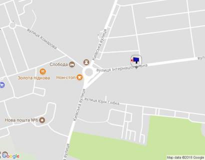 Billboard A in Uman m. Uman', st. Internacional'na, navproti budinku 19, za 510m do povorotu na st. Instituts'ka, cerez 270m pisla rozv'azki z st. Komarova ta st. Kiivs'ka scheme