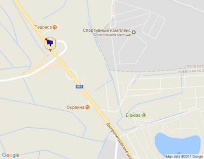 Билборд A в Ходосовке, 12х3  Дніпровське шосе, траса Н-01 "Київ-Знам'янка", км 25+120 право, розв'язка на с. Креничі, правий схема