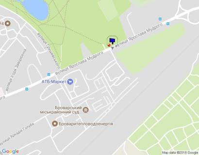 Билборд A в Бровары м. Бровари, вул. Ярослава Мудрого, 104, навпроти парку Перемоги схема