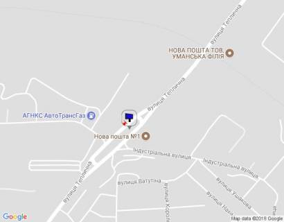 Billboard B in Uman, 6х3  m. Uman', st. Teplicna, bila povorotu na st. Industrial'na, za 840m do rozv'azki z st. Zavods'ka ta st. Energeticna, niz scheme