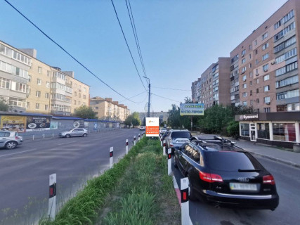 Ситилайт A в Василькове, 1,2х1,8  м. Васильків, вул. Декабристів, 1, біля автобусної зупинки, через 100м після перехрестя з вул. Шевченка та магазину "Еко-Маркет", за 125м до перехрестя з вул. Грушевського фото 1