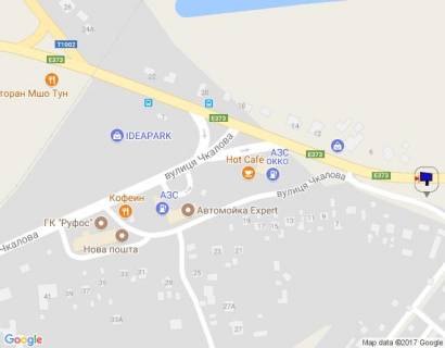 Билборд A в Ирпене м. Ірпінь, траса М-07, км 23+400 ліво, вул. Свято-Покровська, 2а, перед мостом через р. Ірпінка, навпроти офісу ЖК "Гостомель Резіденс", 150м за АЗС ОККО, низ схема