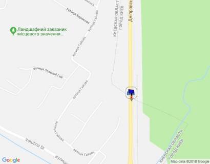 Билборд A в Лісники (Лісники), 6х3  Дніпровське шосе, траса Н-01 "Київ-Знам'янка", км 20+370 ліво, в'їзд в Київ, верх схема