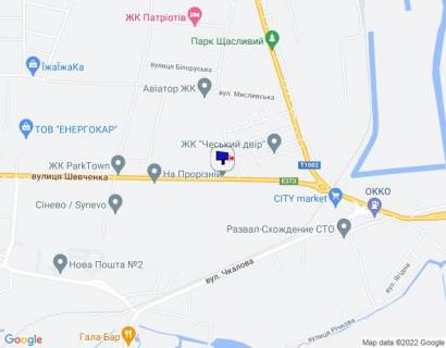 Білборд, Бігборд (Борд)  A у Бучі, 6х3  м. Буча, траса М-07 "Київ-Ковель", км 24+800 право, вул. Шевченка, виїзд з Гостомеля в Бучу, через 550м після розв'язки Ірпінь-Гостомель-Київ, за 300м до офісу ЖК "На Прорізній", за 475м до ЖК "Парк Таун" та повороту на вул. Мисливська схема