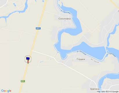 Билборд A в Киеве траса М-05 Київ-Одеса, км 74+840 ліво, за 920м до повороту на с. Глушки схема