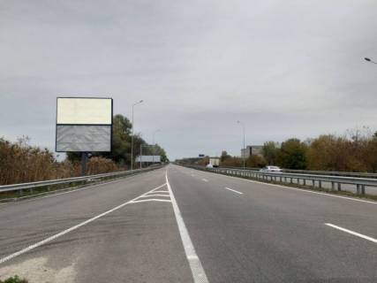 Билборд B в Обухове Дніпровське шосе, траса Н-01 "Київ-Знам'янка", км 43+100 право, розв'язка на м. Обухів та м. Українка, виїзд з м. Обухів в сторону м. Київ, верх фото 1