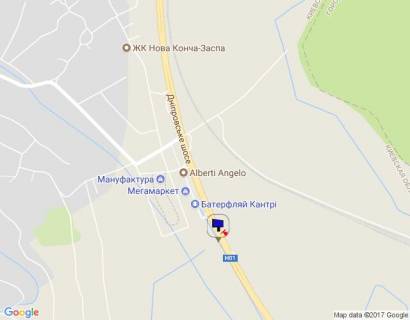 Билборд B в Киеве шосе Дніпровське (шосе Дніпропетровське), траса Н-01 "Київ-Знам'янка", км 24+100 право, за 450м до повороту на с. Ходосівку та АЗС UPG, за 100м до ТЦ "МегаМаркет", через 150м після ТЦ "Аракс" схема