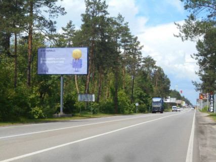Билборд B в Козине, 6х3  Конча-Заспа, траса Р-01, км 29+550 право, за 700м до повороту на котеджне містечко "РОМАНОВО", за 600м до комплексу "Сезони SPA" та ресторану "Giardino", парковка ресторану "ТАНДИР", через 270м після повороту на вул. Партизанська, через 350м після фото 1