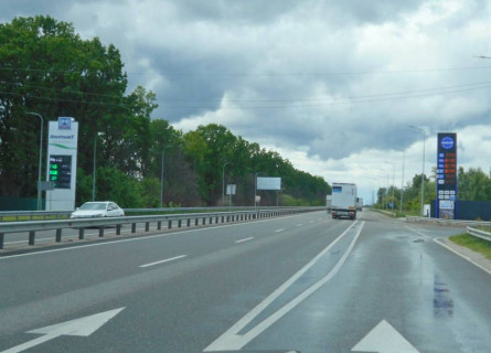 Billboard B in Kalynivka, 6х3  с. Калинівка, траса М-01 "Київ-Чернігів-Нові Яриловичі", км 34+800 ліво, об'їзд м. Бровари, навпроти повороту на вул. Броварська та Рабен Україна, біля АЗС "Авантаж", через 350м після Бауміт-Україна Photo 1