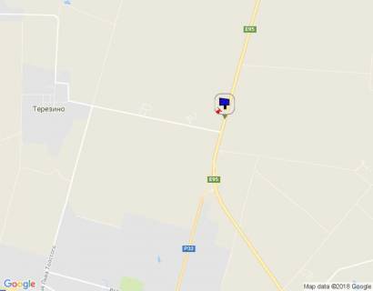 Билборд B в Киеве траса М-05 Київ-Одеса, км 78+050 право, через 840м після КПП ДАІ Біла Церква, через 270м після повороту на с. Терезино схема