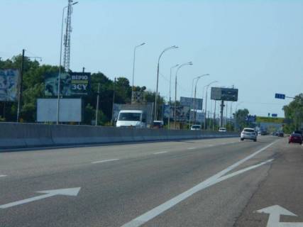 Билборд B в Лесниках (Киевской обл), 6х3  Дніпровське шосе, траса Н-01 "Київ-Знам'янка", км 20+650 ліво, за 150м до повороту на с. Лісники, верх фото 1